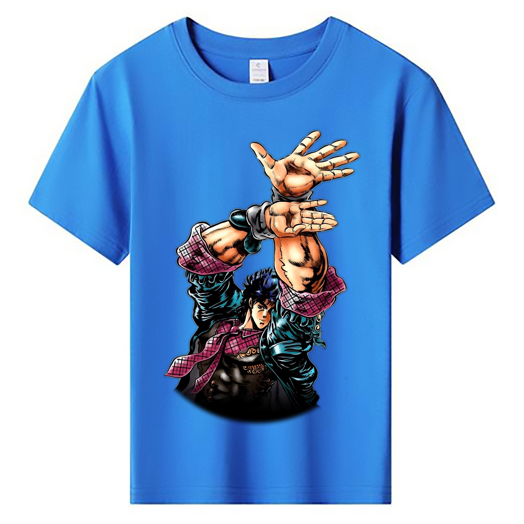 （画像用） ジョジョの奇妙な冒険 /ジョナサン?ジョースター JoJo's Bizarre Adventure Jonathan Joestar 綿100％キッズTシャツ（フロントプリント）